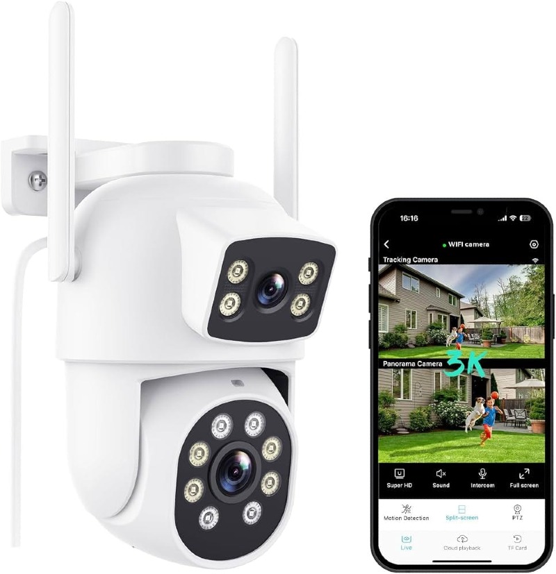 CAMÉRAS PTZ DOUBLE VISION(V380pro)